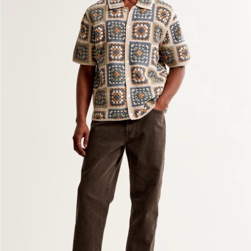 Abercrombie & Fitch Brown Denim Pants